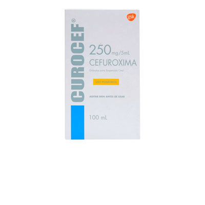 CUROCEF 250 MG 5ML 100 ML SUSP ORAL (CEFUROXIMA)